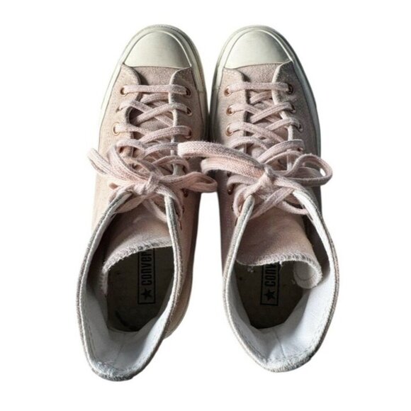 Converse All Star Chuck Taylor 70 Hi Suede Fable Pink Sneakers Women's Sz 9.5 - Picture 3 of 12